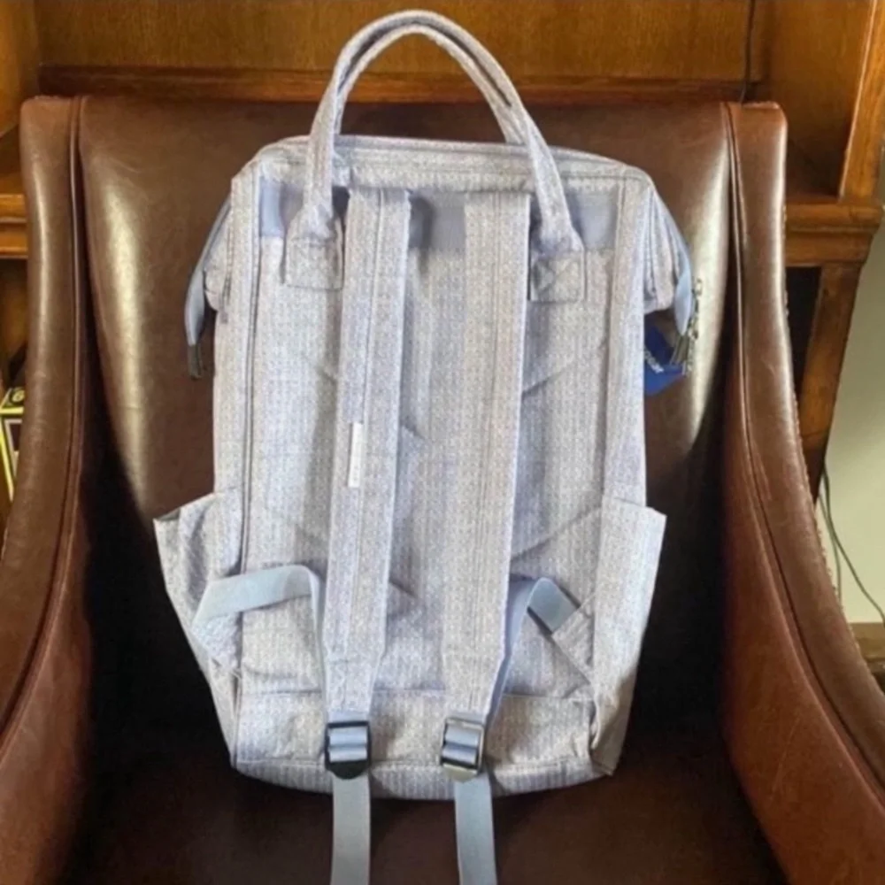 Swiss Gear 15 Ltrs Light Blue Diamond with Patches Laptop Backpack 🆕